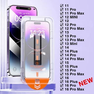 CC🔥ฟิล์มกระจก🔥 ฟิล์มสะดวกรวดเร็ว ใช้สำหรับ iPhone 17 Air 16e X XR XS Max 11 12 13 14 15 17 Pro Max Plus ฟิล์มกระจกนิรภัย