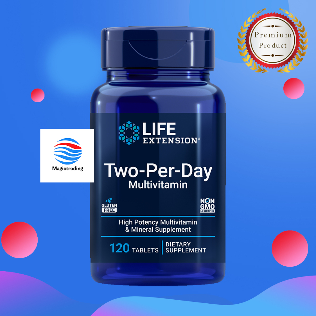 Life Extension Two-Per-Day Tablets / 120 Tablets
