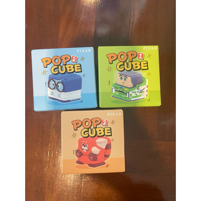 disney pixar pop cube แบบสุ่ม popmart disney popcube