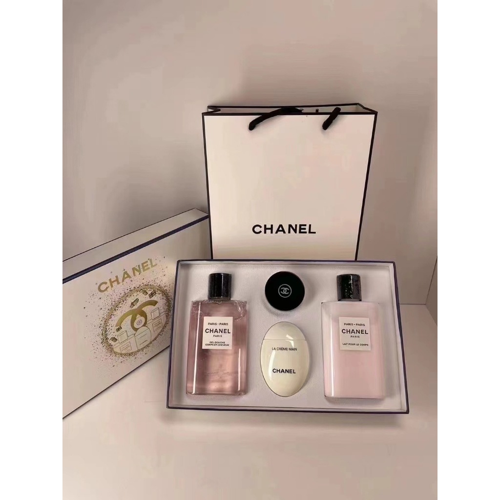 อิมพอร์ตหิ้ว พร้อมส่ง CHANEL SET 4IN1 พร้อมส่ง  ◾️INBOX GIFT SET