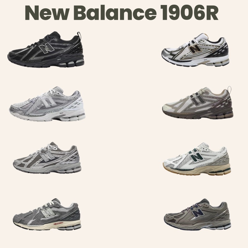พร้อมส่ง New Balance nb 1906r (M1906RCH)(M1906RA)(M1906RCB)(M1906RHD)(M1906REH) รองเท้าผ้าใบ（ของแท้100%）