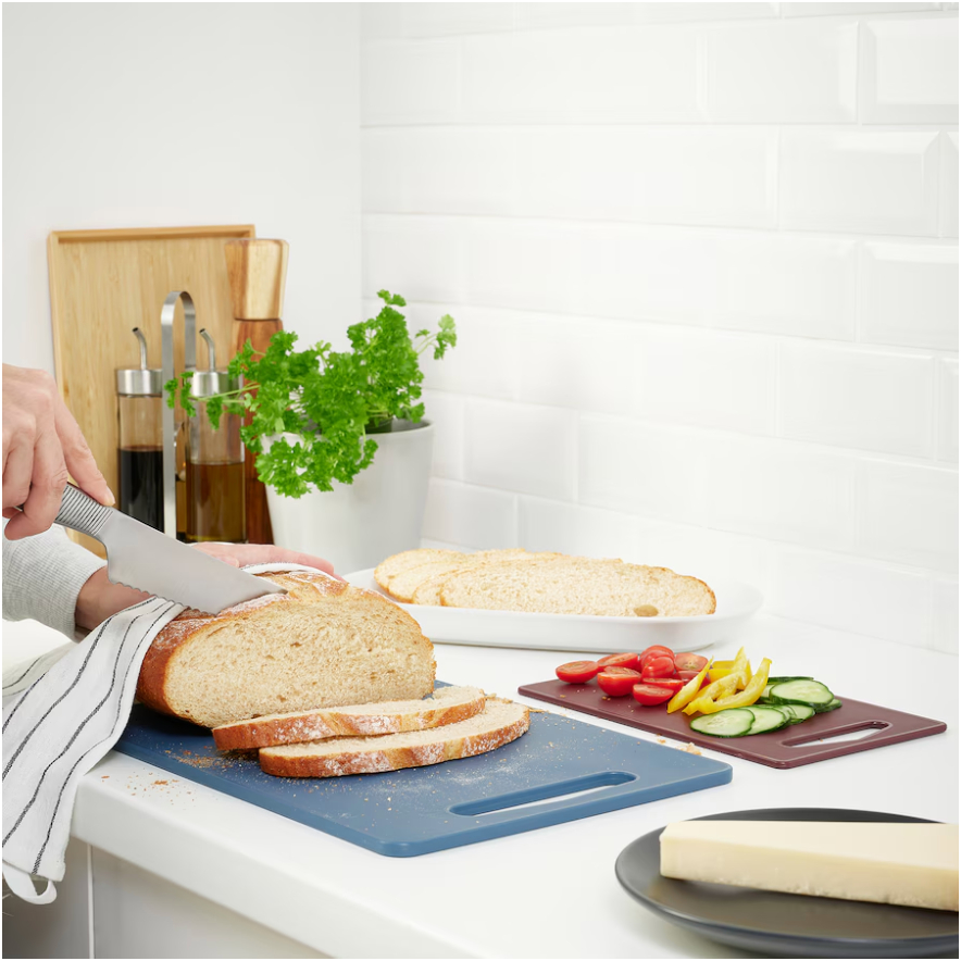 เขียงพลาสติก 2 ชิ้น เบร์ยทุนยา อิเกีย Plastic Chopping Board BERGTUNGA IKEA