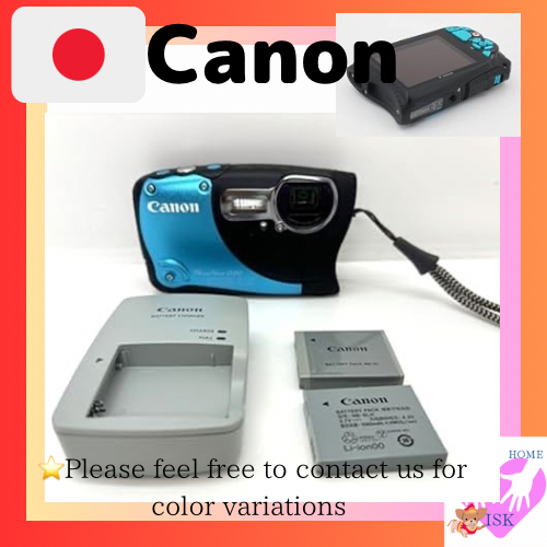 กล้องดิจิตอล Canon Powershot D20 ประมาณ 12.1 ล้านพิกเซล Optical 5X Zoom Tough กันน้ํา Psd20 มือสอง ก