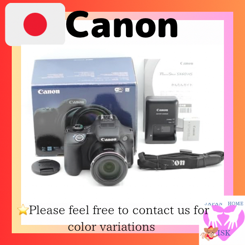 กล้องดิจิตอล Canon Powershot Sx60 Hs 65X Optical Zoom Pssx60Hs ใช้กล้องญี่ปุ่นมือสองของแท้ส่งตรงจากญ