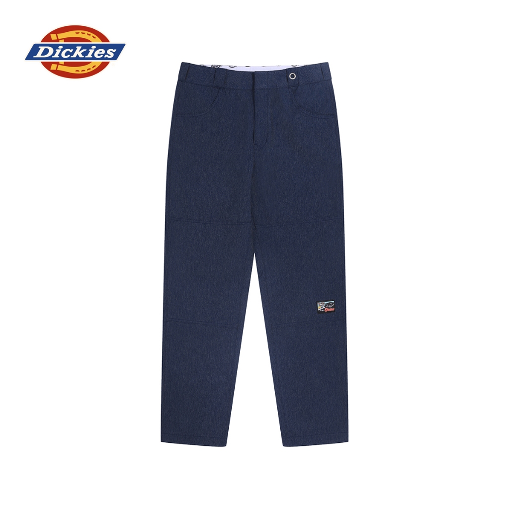 DICKIES RELAXED STRAIGHT PANTS - WOVEN DENIM BLUE กางเกง กางเกงขายาว ผู้ชาย