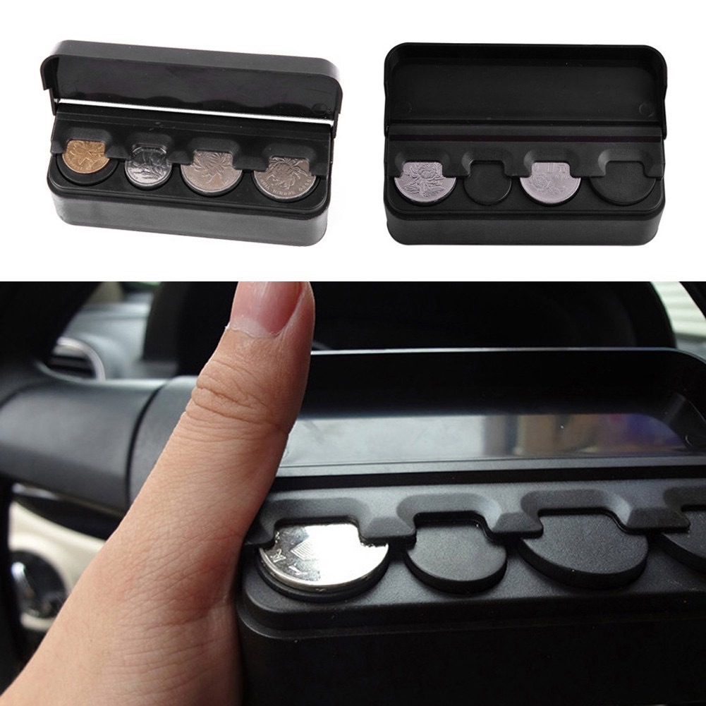 กล่องหยอดเหรียญ อุปกรณ์จัดเก็บเหรียญ ที่ใส่เหรียญแบบพกพา L233