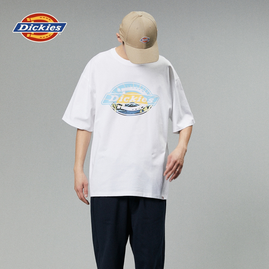 DICKIES MENS TEE SS - DICKIES WHITE เสื้อยืด เสื้อยืดแขนสั้น ผู้ชาย