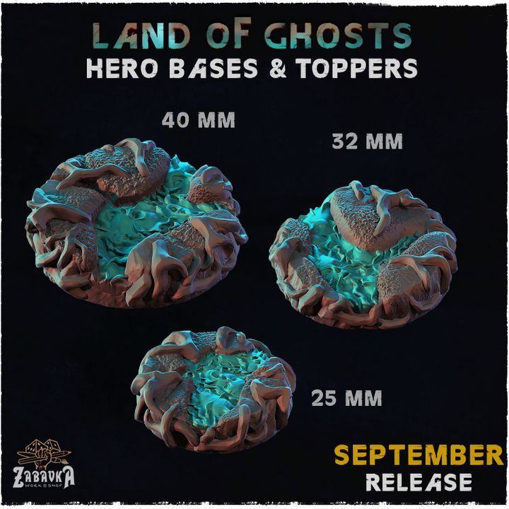 Land of Ghosts Bases  [Designed by Zabavka] จัดส่งได้ใน1-3วัน