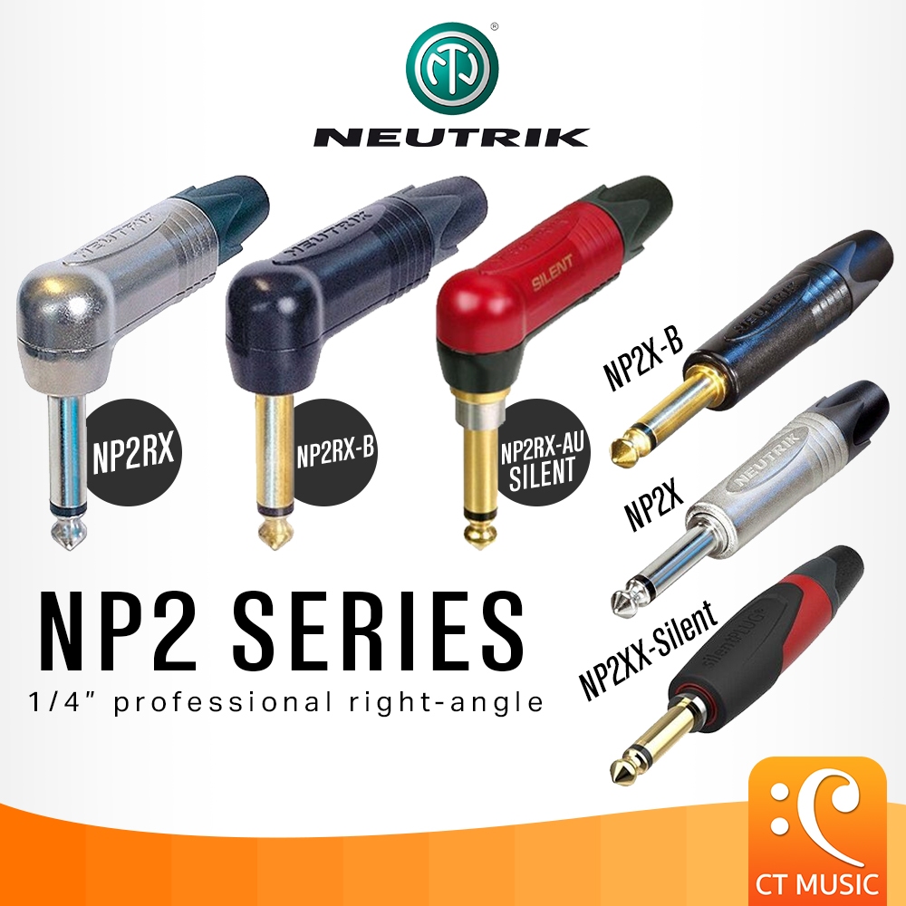 Neutrik NP2 Series Jack Head หัวแจ็ค สายสัญญาณ NP2XX / P2RX / NP2X / NP2X-B / NP2RX-B