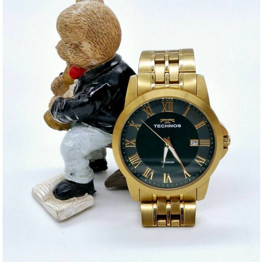 นาฬิกา Technos watch...Titanium  นาฬิกาไทเทเนี่ยม...มือ 2 ใหม่นอนกล่อง มาพร้อมกล่องใบ