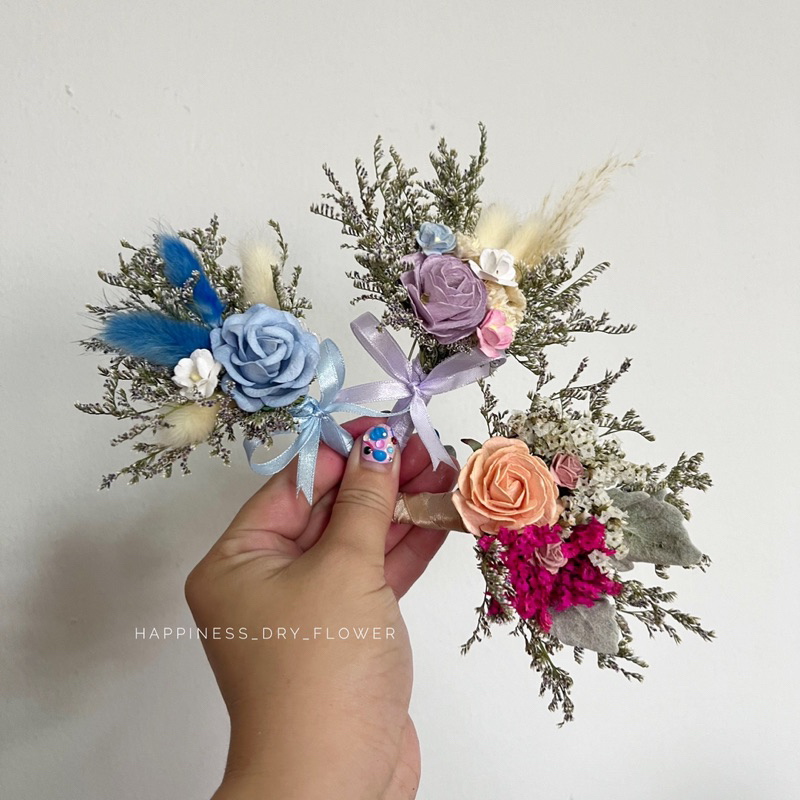 พร้อมส่ง!! 💜 เข็มกลัดติดอกสีม่วงอ่อน มาใหม่ค่า