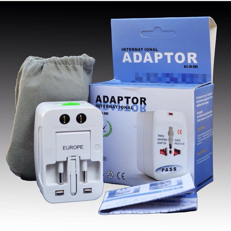 ปลั๊กแปลงต่างประเทศ Universal Plug Travel Adapter หัวปลั๊ก เอนกประสงค์