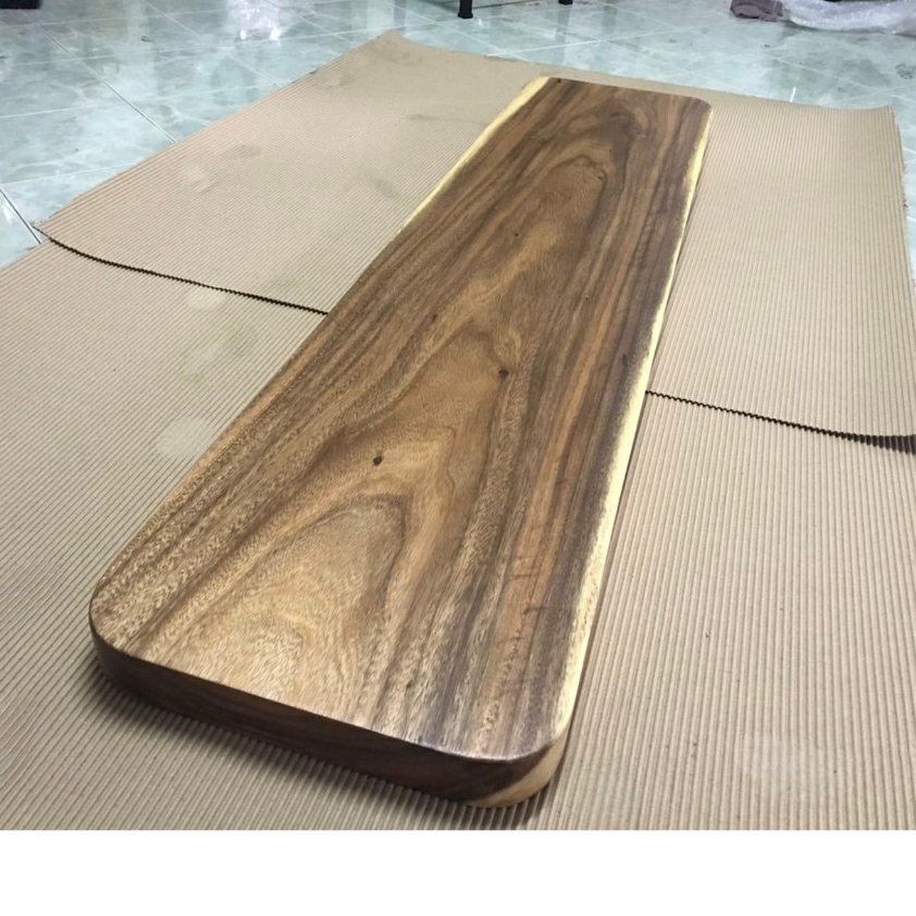 MPT2Wood-Steel ท๊อปไม้ ไม้ธรรมชาติ ท๊อปทำโต๊ะ (1แผ่น)  ไม้แผ่นเดียวสำเร็จรูป พร้อมใช้ หน้าไม้ โต๊ะ ไม้จริง ไม้แผ่นเดียว