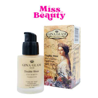 G45 Gina Glam Double Wear Stay Matte foundation SPF15 จีน่า เกลม ดับเบิ้ล แวร์ สเตย์ อิ แมทท์ ฟาวเดชั่น 30 มล.