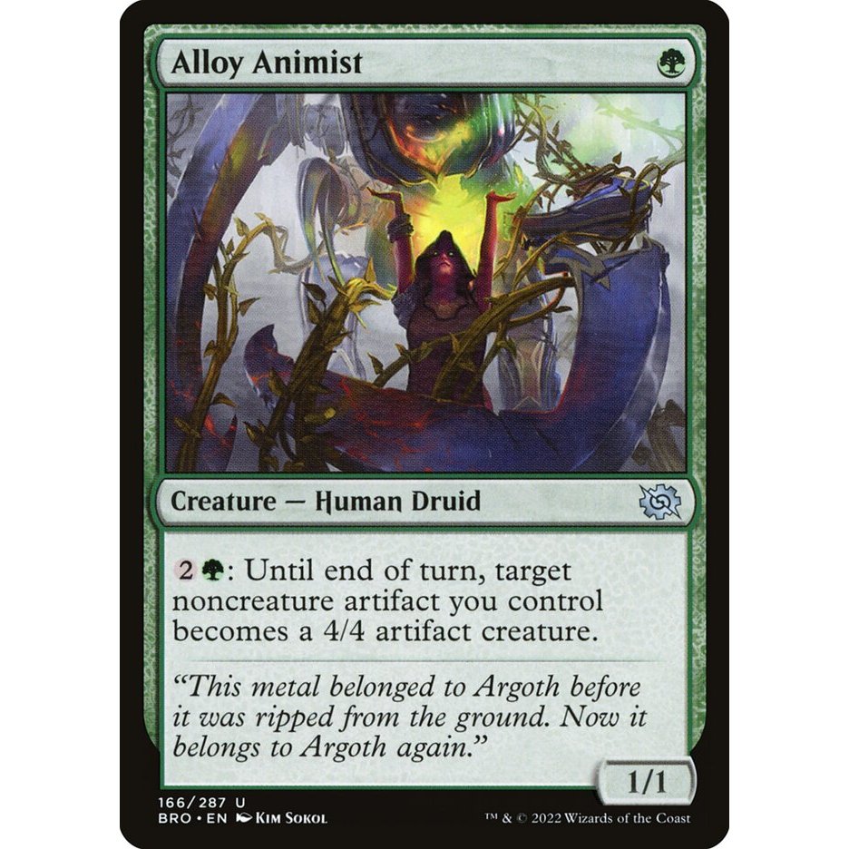 MTG : The Brothers' War: Alloy Animist UNCOMMON