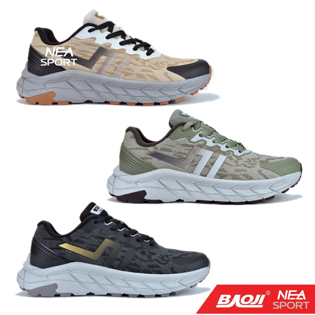[ลด30% เก็บโค้ด 2509FASHDD] Baoji 878 Camo Forest [M] NEA รองเท้าผ้าใบ บาโอจิ ผู้ชาย