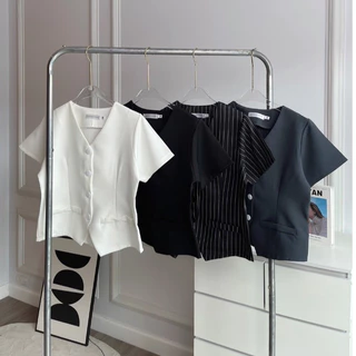 Vevest Top เสื้อกั๊กมีแขน (ผ้าเปเป้) งานไซส์ S-3XL AOMMKOSHOP - S444