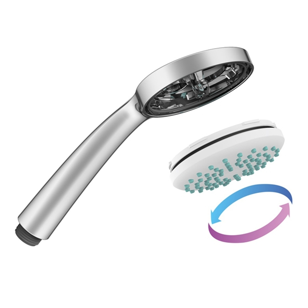 ฝักบัวถอดทำความสะอาดได้ HAFELE น้ำ1ระดับ 495.60.654 (ชุดฝักบัวพร้อมสายอ่อนและขอแขวน เฮเฟเล่) - รูปที่ 2