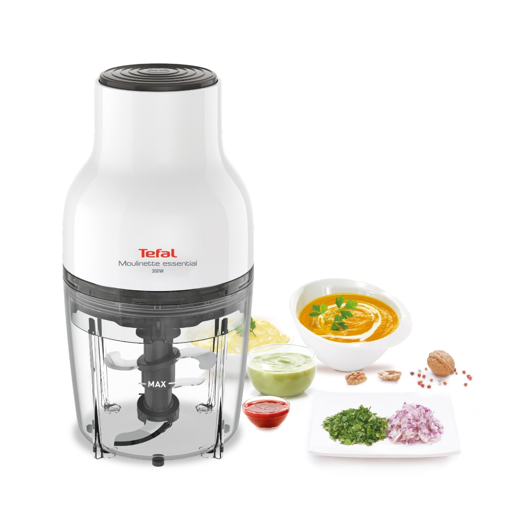 Tefal เครื่องบดสับอาหาร MB520138 MOULINETTE 300W โถ 400 มล. ใบมีดสแตนเลส รับประกันศูนย์ 2ปี