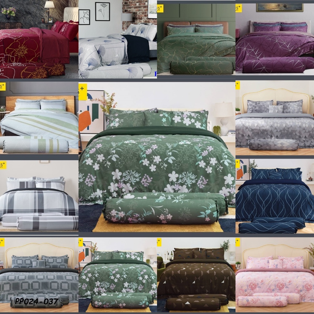 ผ้าปูที่นอน พิมพ์ลาย/Satin Plus+ V.6 -PP027_PP037-
