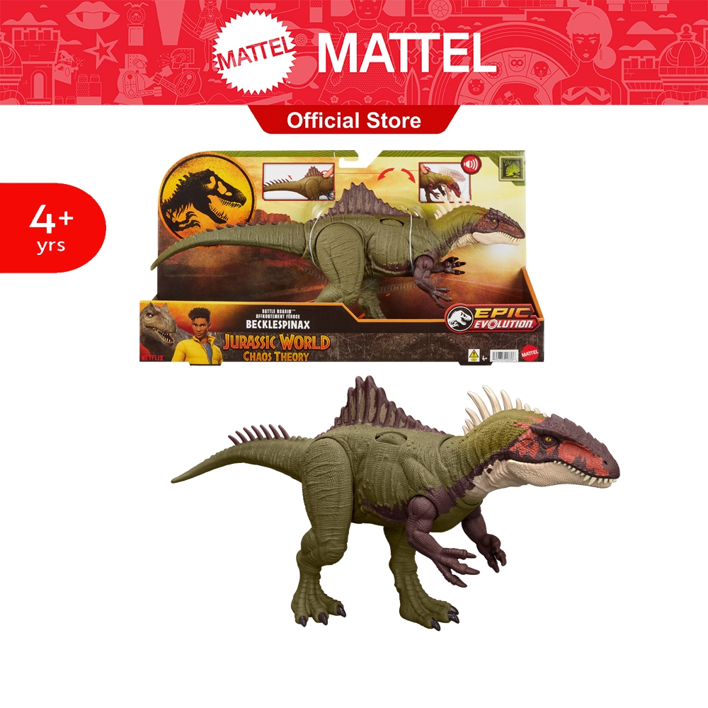 Jurassic World Battle Roarin Becklespinax จูราสสิคเวิลด์ เบคเคิลสไปแนกซ์ รุ่นเอพิค เอโวลูชั่น HXF52 