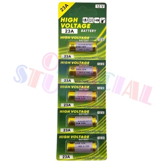 High Voltage แบตเตอรี่ ALKALINE 12V 23A / 27A ｛ส่งเร็ว 🚀｝