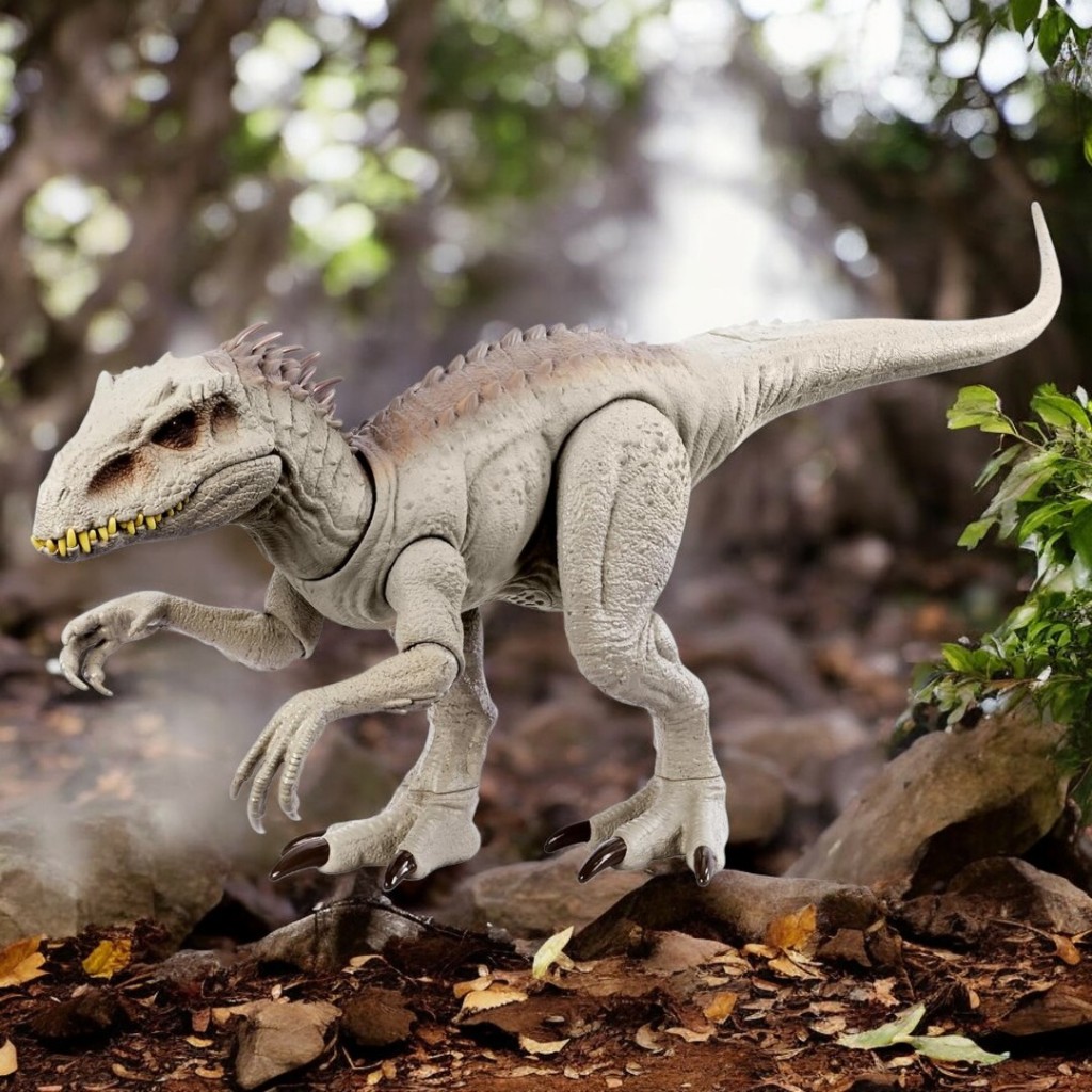 Mattel Jurassic World Super Action! Light-Up Indominus Rex [Total Length: Approx. 60 cm] [4 Years Ol