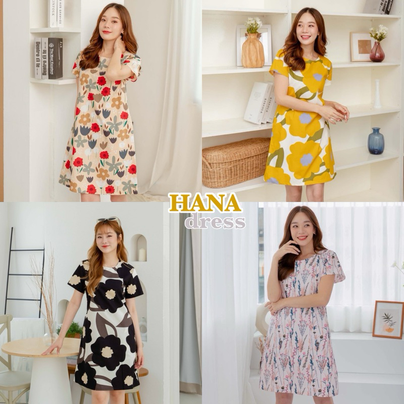 Hana dress ลายขายดี น่ารักมาก
