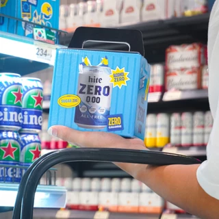 [New Packaging] hite ZERO All Free ไฮท์ซีโร่ เครื่องดื่มสปาร์คกลิ้งมอลต์ x 4 cans