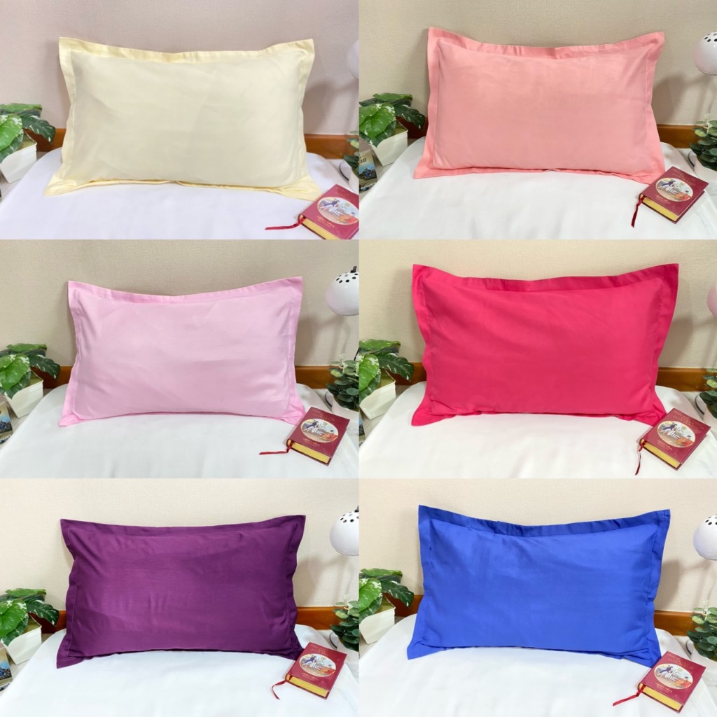 ปลอกหมอน42x70cm สีไม่ตก การันตีเนื้อผ้านุ่ม ปลอกหมอนใบเล็ก