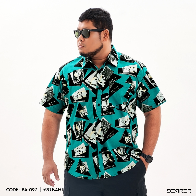 เสื้อเชิ้ตแขนสั้นลาย ไซซ์ใหญ่ EP.3 [BERRER OFFICIAL STORE]