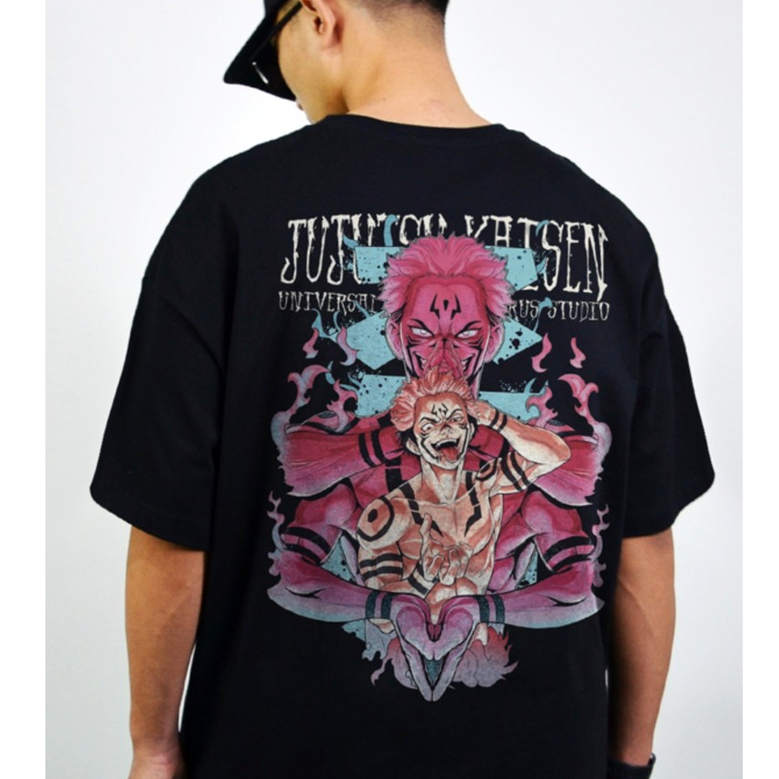 [จัดส่งภายใน 24 ชั่วโมง] เสื้อยืดแขนสั้นพิมพ์ลายอนิเมะญี่ปุ่น Jujutsu Kaisen ลายเรียบๆ มีบริการเก็บเงินปลายทาง