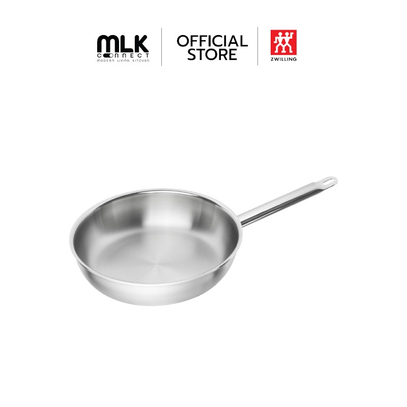 ZWILLING กระทะสแตนเลส รุ่น Zwilling Pro กระจายความร้อนดี  สีเงิน 28 ซม. N65128280