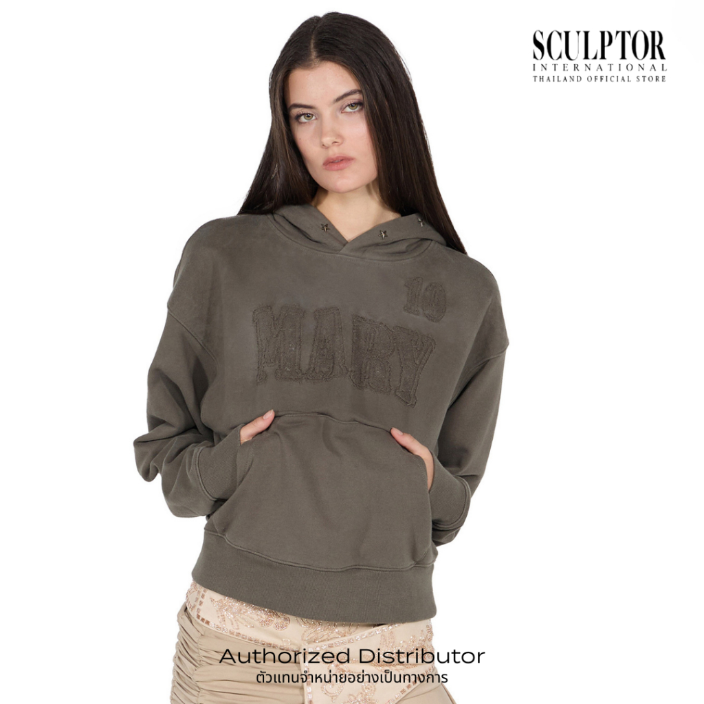 SCULPTOR® เสื้อฮูดดี้ Mary Acid Peel Hoodie