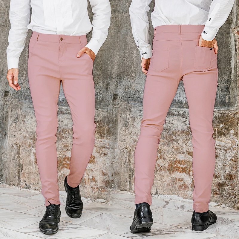 AB Skinny For Men สีกะปิ กางเกงสกินนี่ยีนส์ 16 สี ของแท้ จากเพจดัง 80,000 Like กางเกง AB สกินนี่ยีนส์ ผู้ชาย