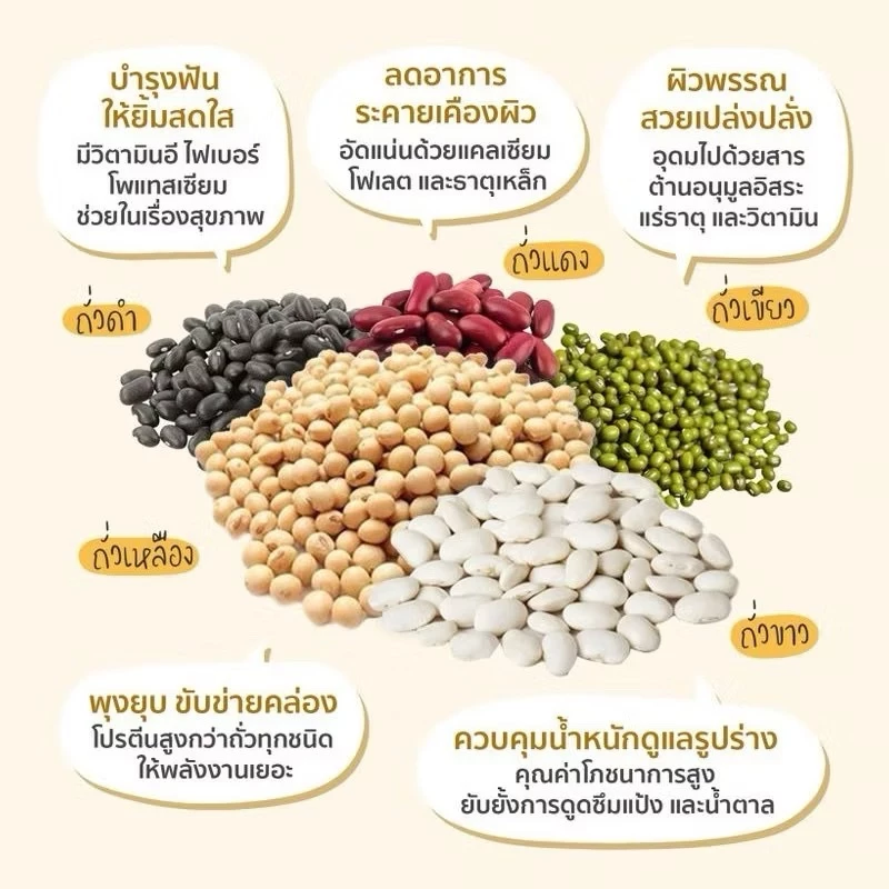 เทมเป้สด ธัญพืชถั่วรวม5สี🫘(5แถม1) 100g. (แบบบ่มเอง) โปรตีนจากพืช PlantBased เจ Vegan มังสวิรัติ Tempeh thumbnail 5