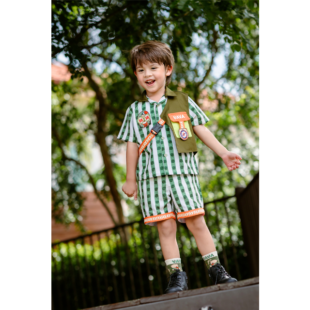 Thelandofvava LOOK9 VNYI1129 ชุดเซ็ตเด็กชาย Junior Wanderer ลิขสิทธิ์แท้จาก vava