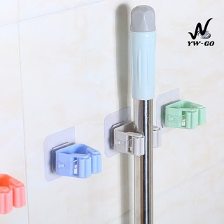 ที่แขวนไม้กวาด ชั้นเก็บไม้ถูพื้น ติดผนัง ประหยัดพื้นที่ (พร้อมส่ง) G2741