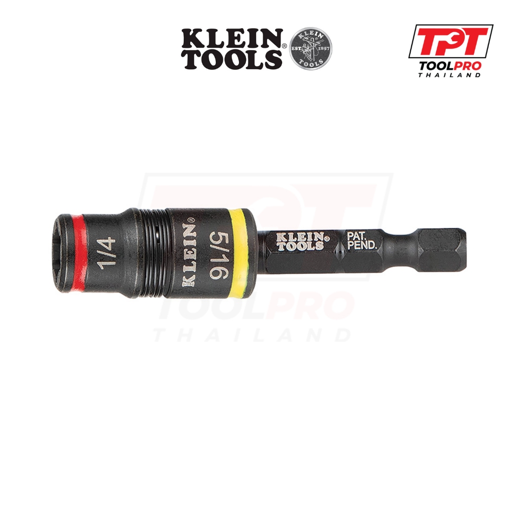 Klein Tools ชุดดอก/ลูกบ๊อกซ์ หน่วยนิ้ว 3-in-1 Impact Rated Flip Socket Set (32931)