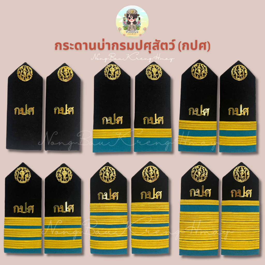 กระดานบ่า อินทรธนู กรมปศุสัตว์ กปศ