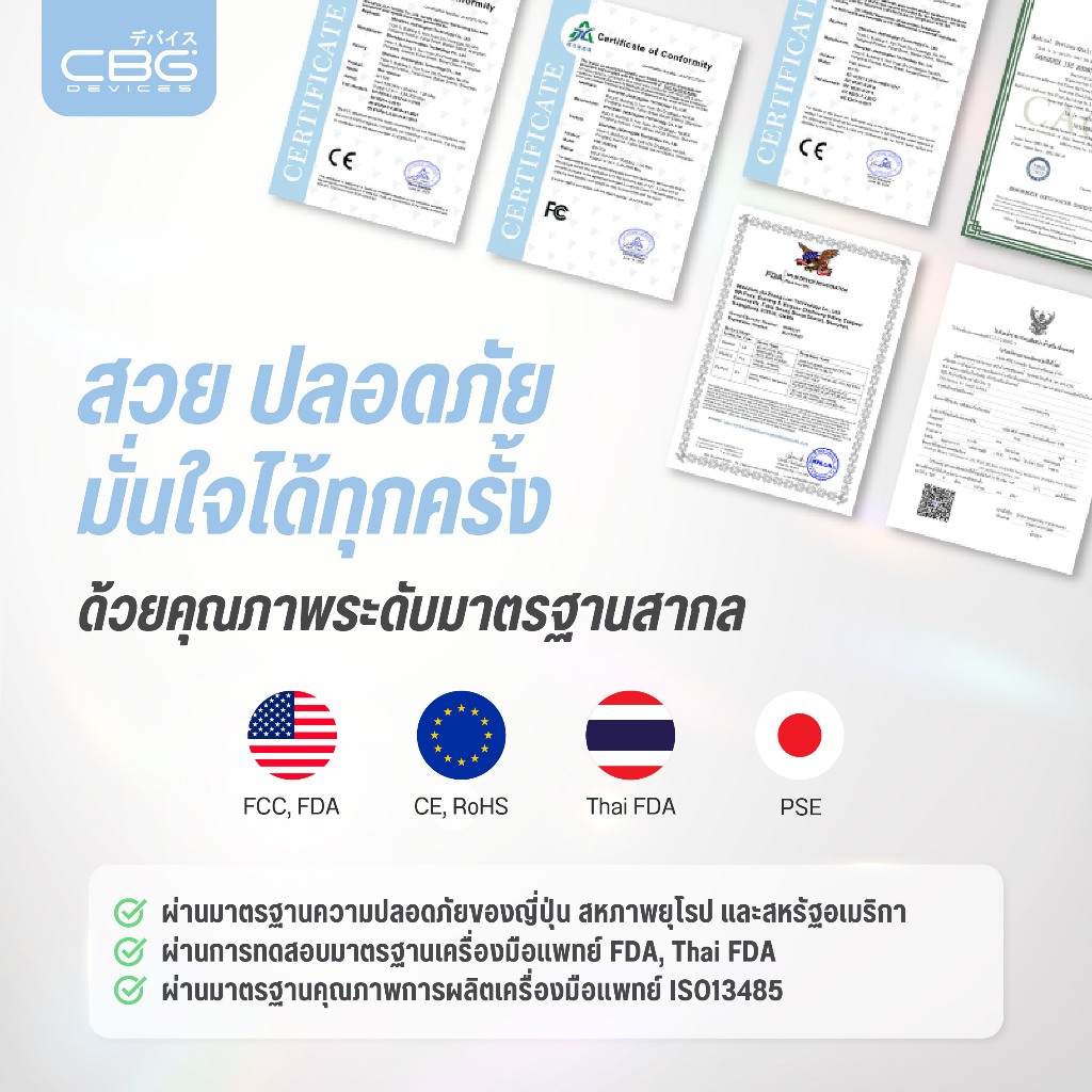 New! CBG Devices เครื่องเลเซอร์กำจัดขนถาวร IPL รุ่น CLOUD กำจัดขนทั่วร่างกาย พร้อมโหมดหน้าใส ลดสิว ผิวสวย(IPC)