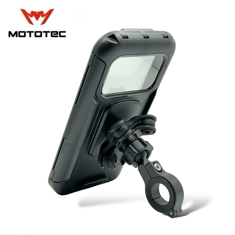 MOTOTEC MT-WP02 Plus Waterproof ที่จับมือถือกันฝน ที่ใส่โทรศัพท์มือถือกันน้ำ กันฝน สำหรับมอเตอร์ไซด์ พร้อมระบบกันสะเทือน