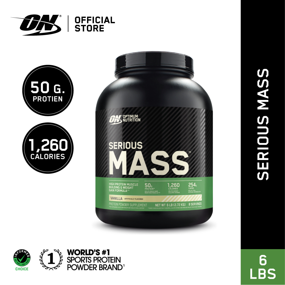 Optimum Nutrition Serious Mass Protein Weight Gainer 6 Lbs