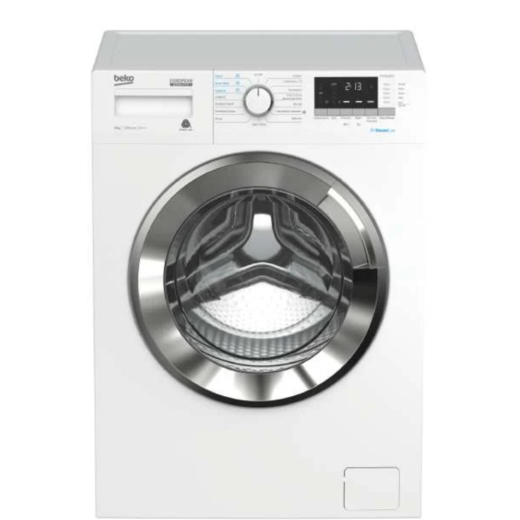 Beko เครื่องซักผ้าฝาหน้า WCV8612X0ST ความจุ 8 กก. สีขาว