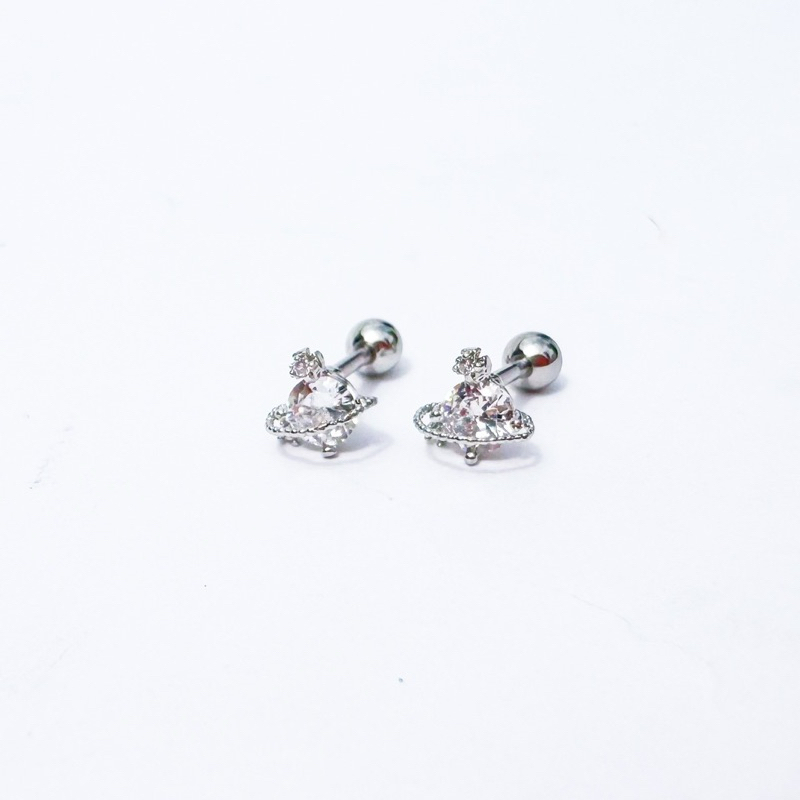 จิวต่างหูเกาหลี More Than Piercing: A307 Crystalline Saturn