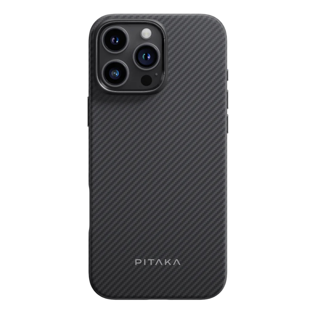 Pitaka เคส iPhone 16 Pro/ 16 Pro Max รุ่น MagEZ Case Pro 4 (600D) - สี Black/Grey Twill รูปที่ 8