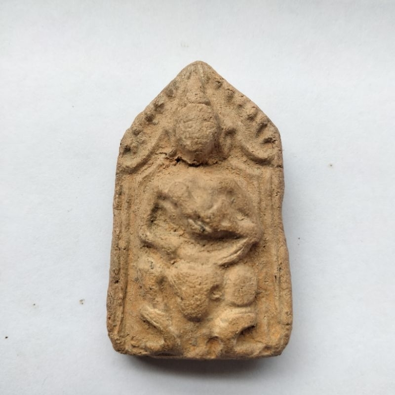 พระขุนแผนขี่โหงพรายกุมาร หลวงพ่อกวย วัดโฆสิตาราม เนื้อดิน 7 ป่าช้า