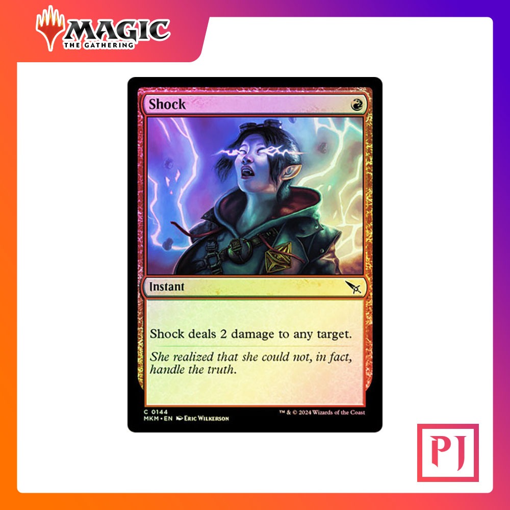 [MTG] Shock [MKM] [RED] [COMMON] [FOIL] [ENG] (การ์ดเมจิค / Magic the Gathering)