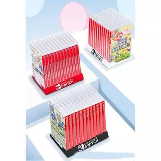 ชั้นวางแผ่นเกม อุปกรร์เสริมหรับ nintendo switch 12 pcs