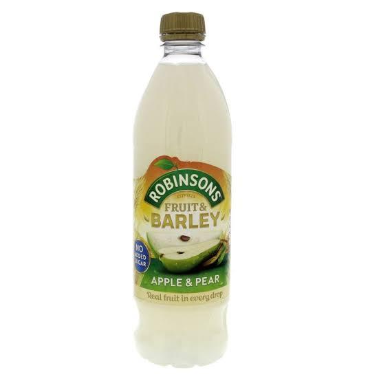 ROBINSON'S ***NO ADDED SUGAR*** Apple & Pear with Barley Squash / Cordial - 1000ml / 1L